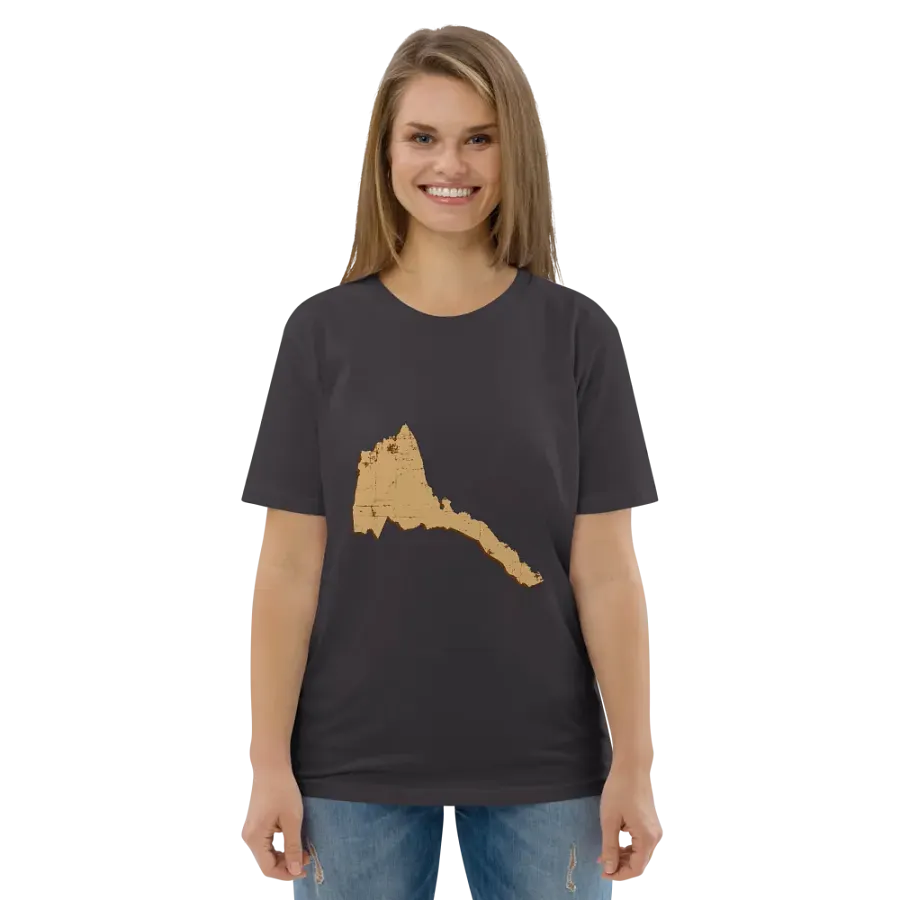 Vintage Eritrea Map Organic Tee product image (139)