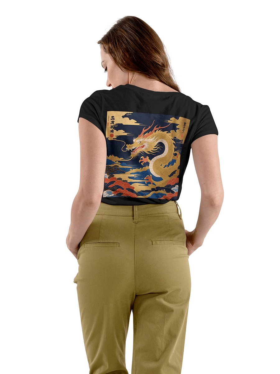 Ryoshin - Kinryū (Golden Dragon), Ancient Ryū Collection, T-Shirt, Back Design product image (1)