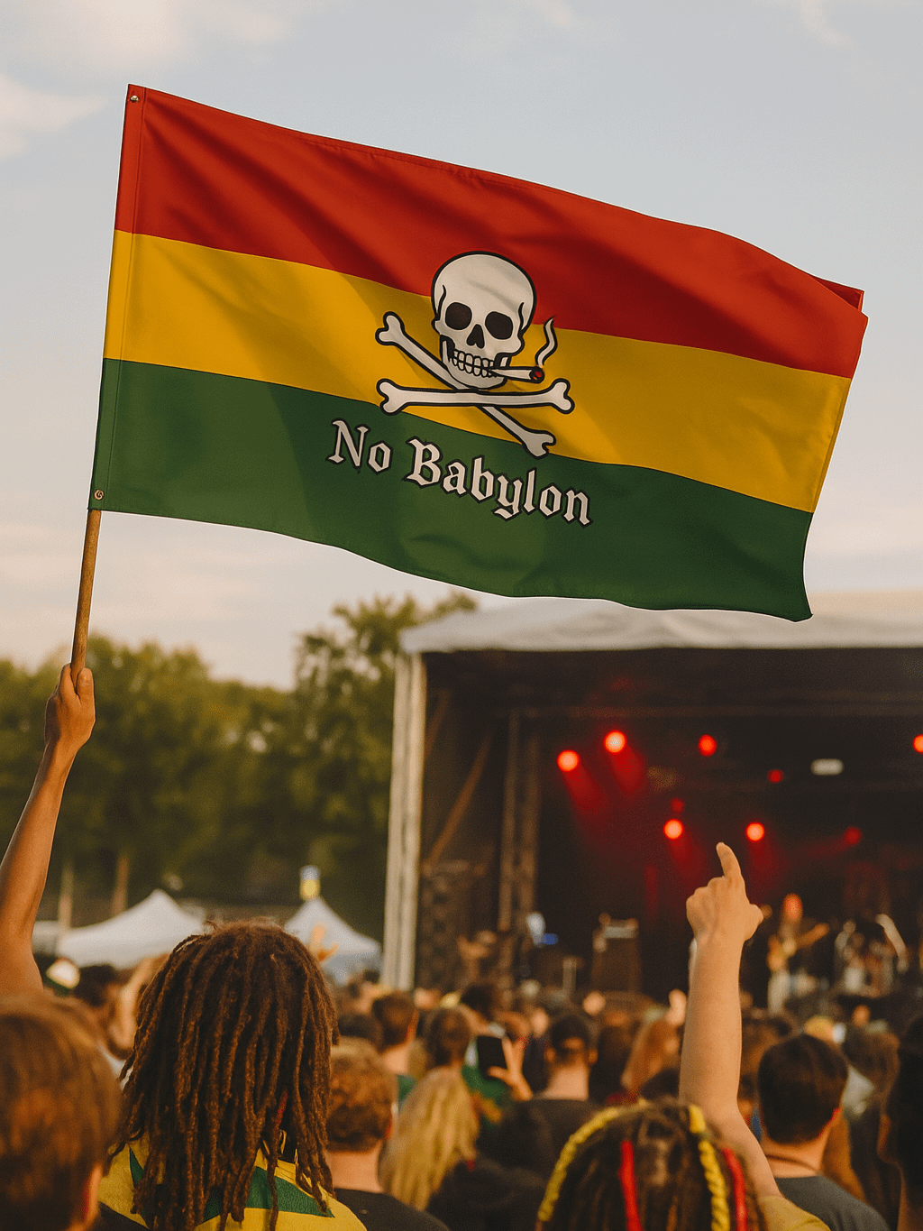 Rasta Flag - No Babylon product image (2)