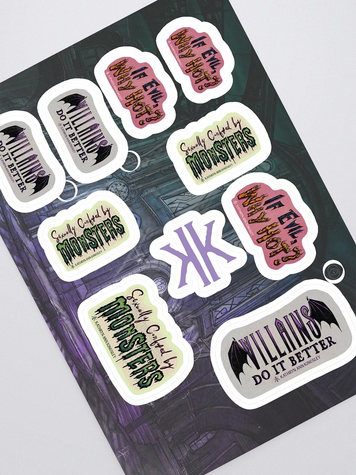 Snarky Branded Sayings Sticker Sheets product image (1)