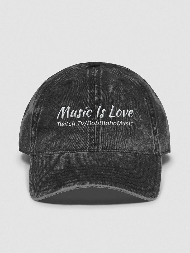 Vintage Cap - Music Is Love - OG Design product image (1)