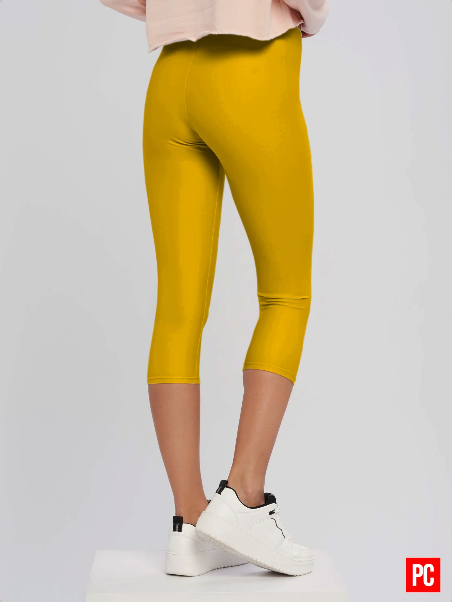 Plain Color Amber Capri Leggings product image (3)
