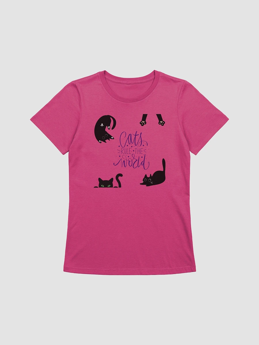 CATS RULE THE WORLD TEE (Women's relaxed fit) product image (2)
