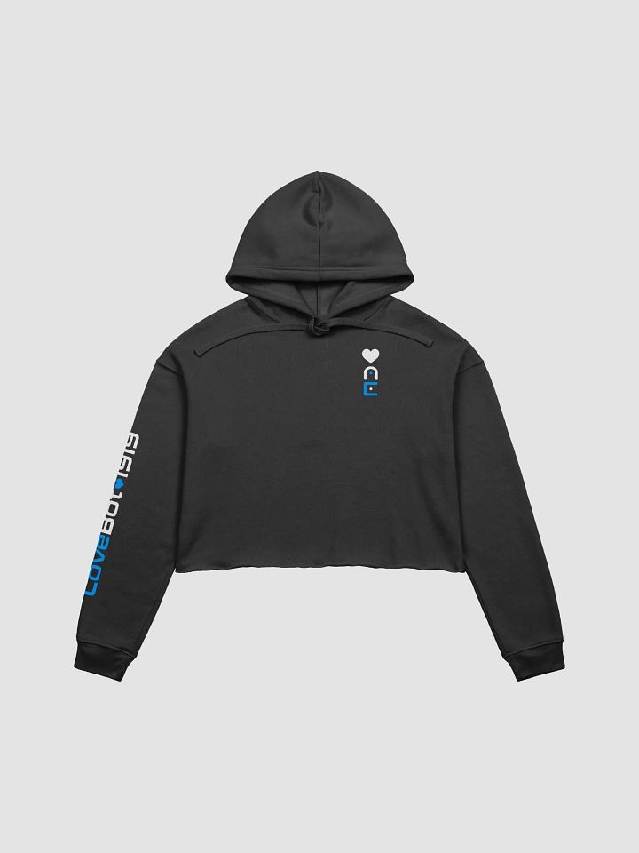 LoveBot 1919 Crop Hoodie product image (2)