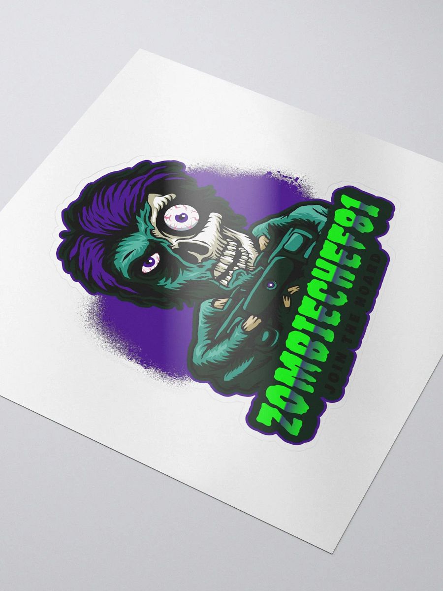 Zombiechef sticker (white) product image (3)