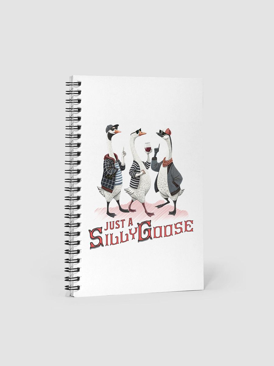 Just A Silly Goose Chic Spiral Notebook product image (2)