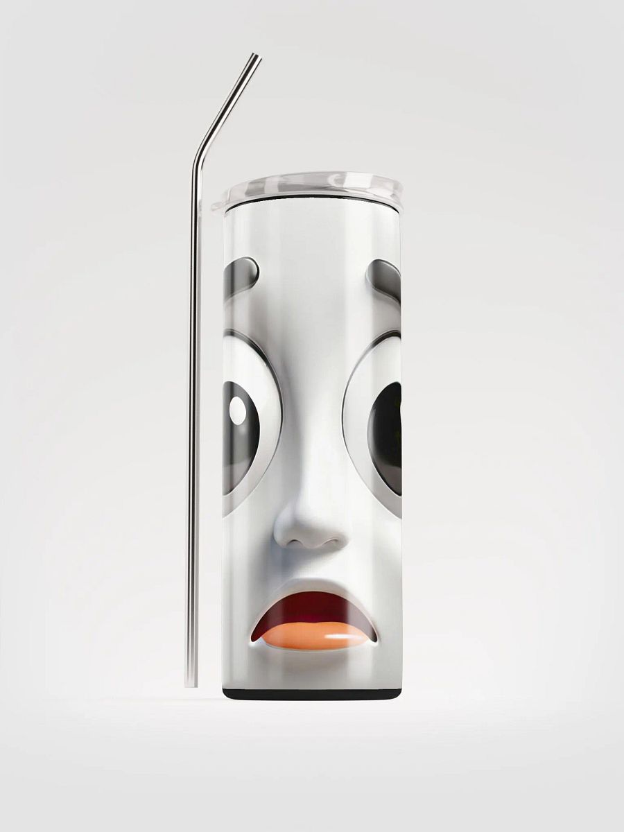 Surprised Expression Stainless Steel Tumbler product image (1)
