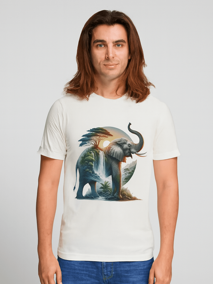 Nature's Majesty Elephant T-Shirt product image (1)