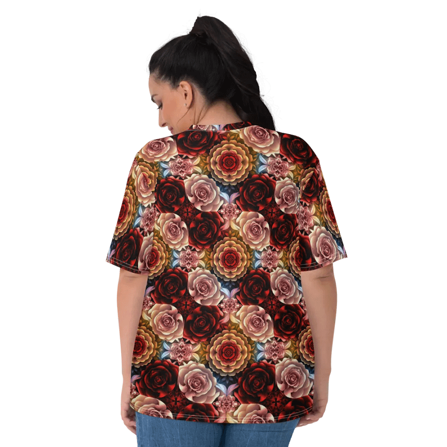Rose Garden Dream Women's Crew Neck Tee product image (7)