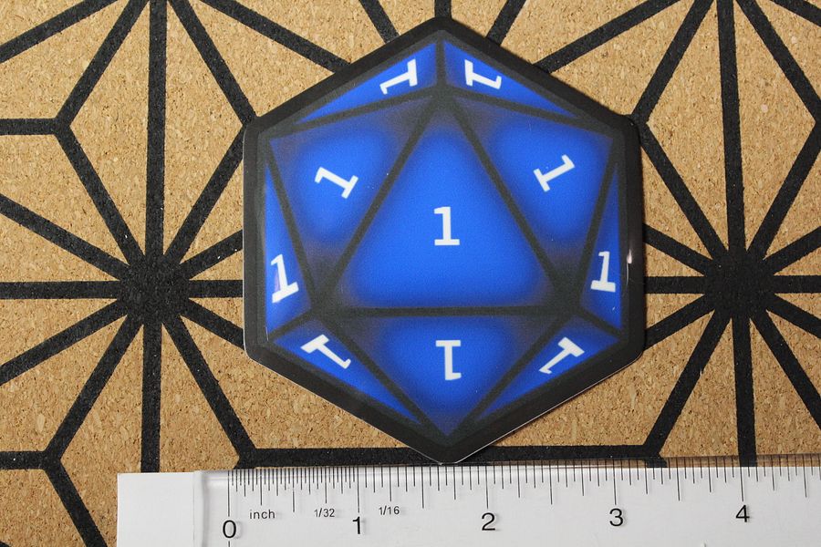 D20 coaster/sticker product image (2)