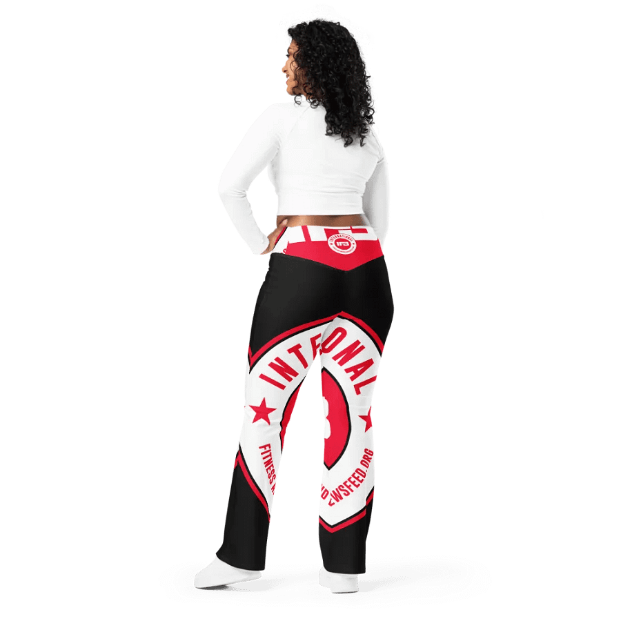 IFBNewsfeed.Org's All-Over Print Flare Leggings product image (4)