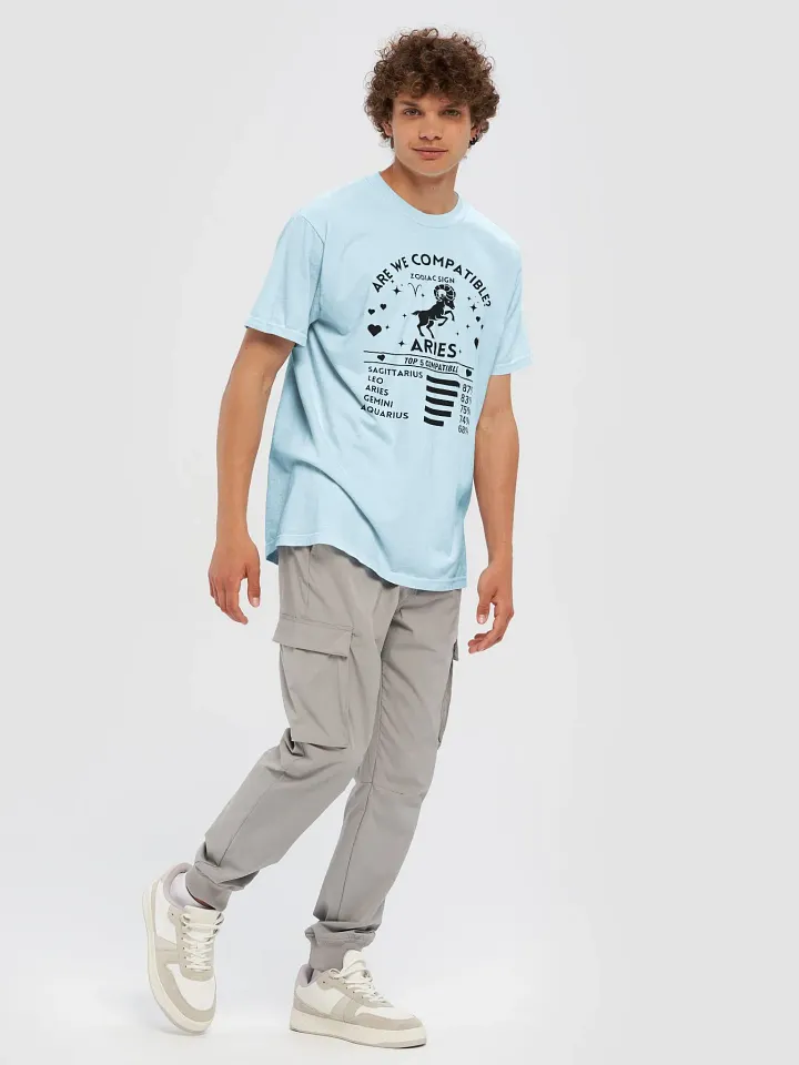 Aries Zodiac Sign Romantic Compatibility T-Shirt - Light Comfort Colors 1717 product image (17)