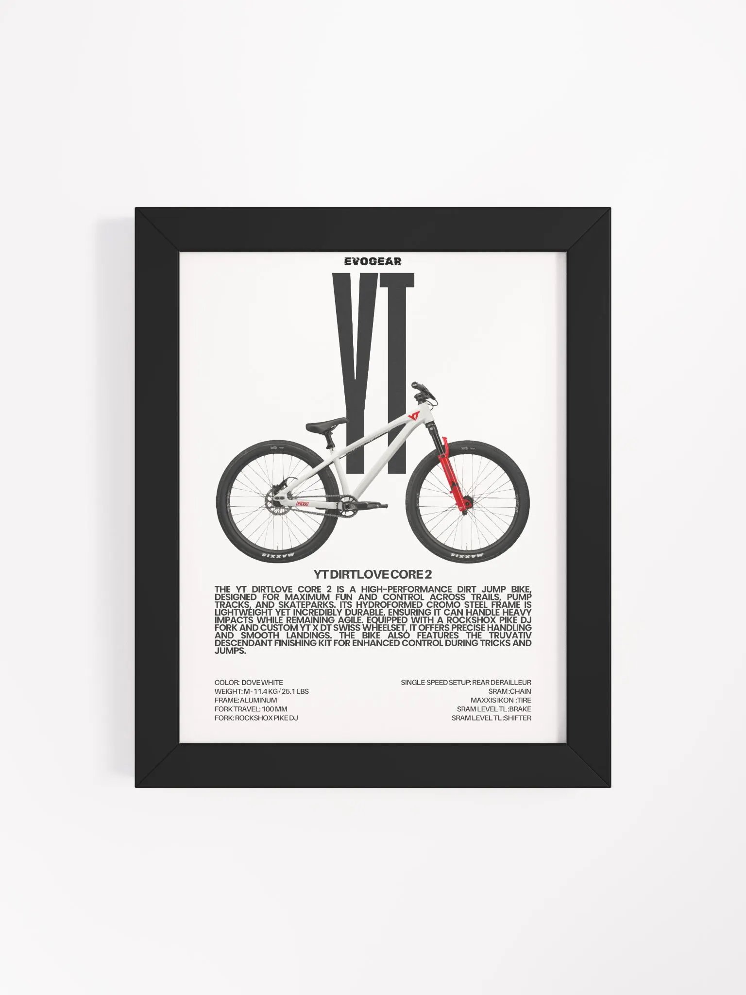 YT DirtLove Core 2 Frame product image (4)