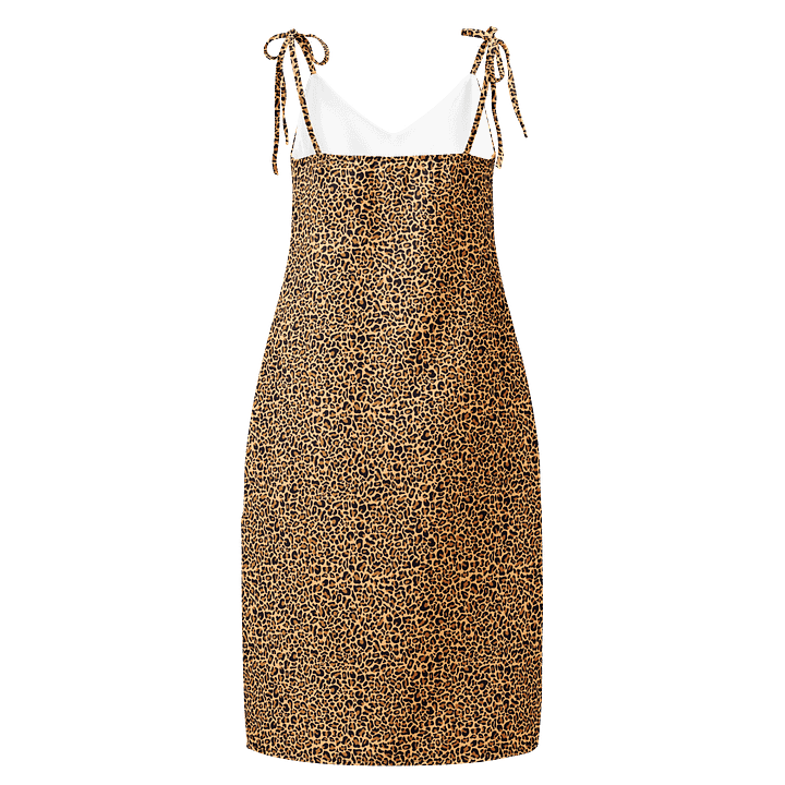 Leopard Midi Chiffon Slip Dress product image (2)