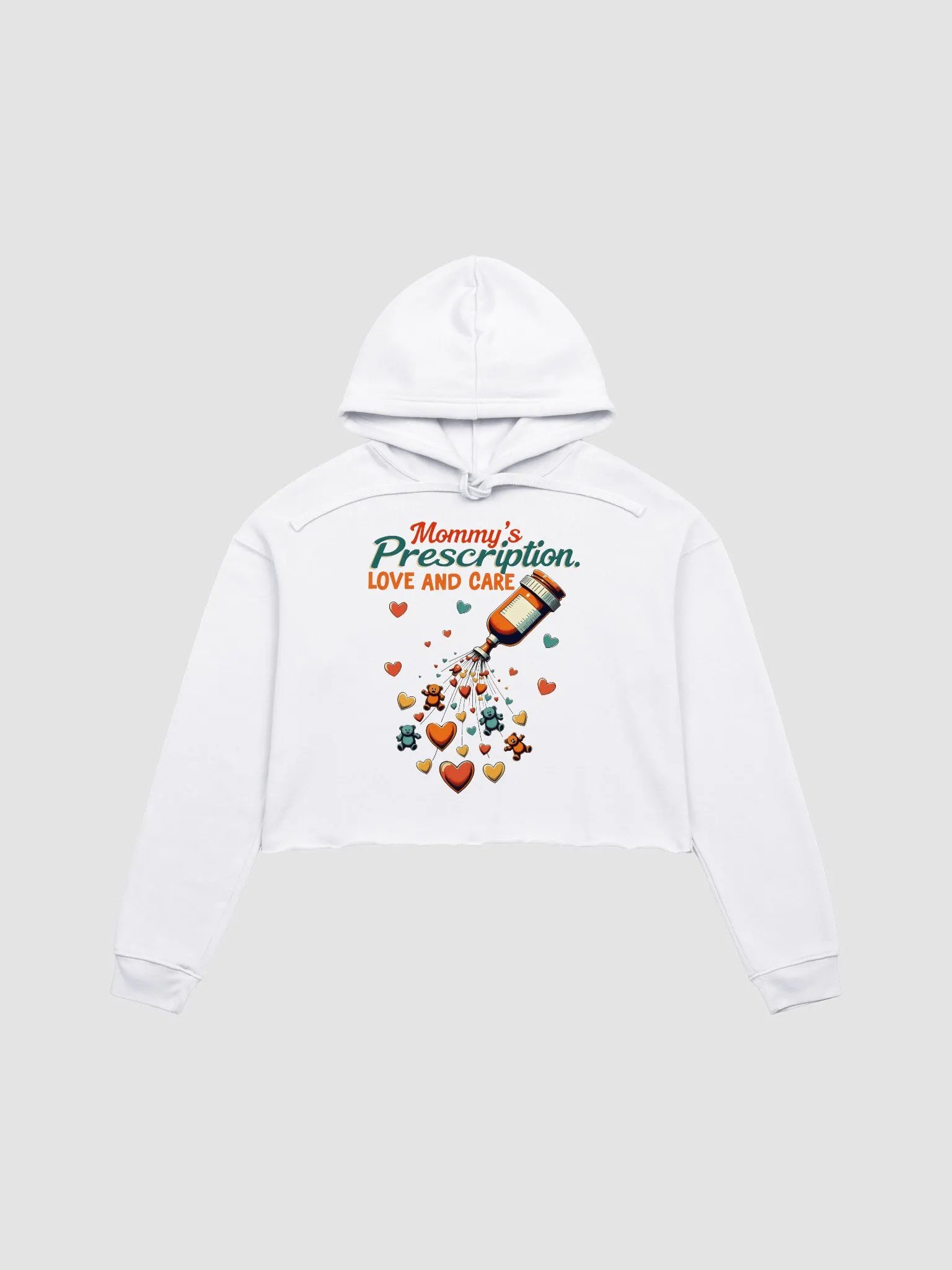 mommy Love & Care Prescription Crop Hoodie product image (8)