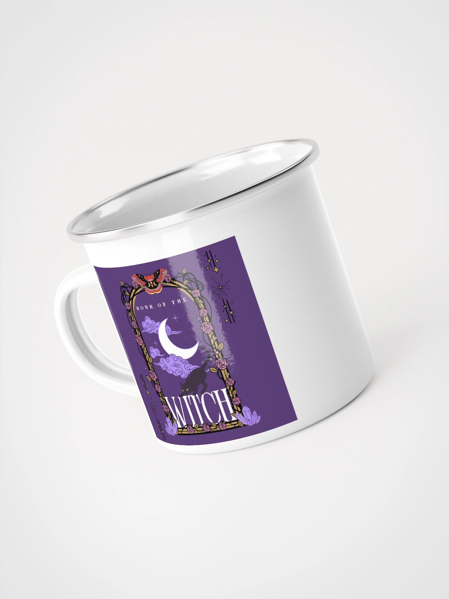 Witching Hour purple enamel mug product image (4)