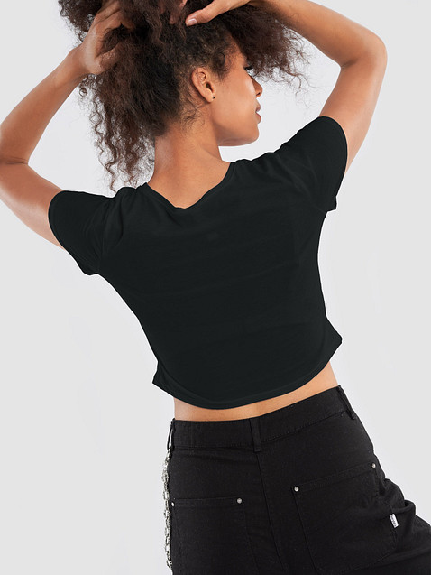 Photo showing Bella+Canvas Women's Crop Tee