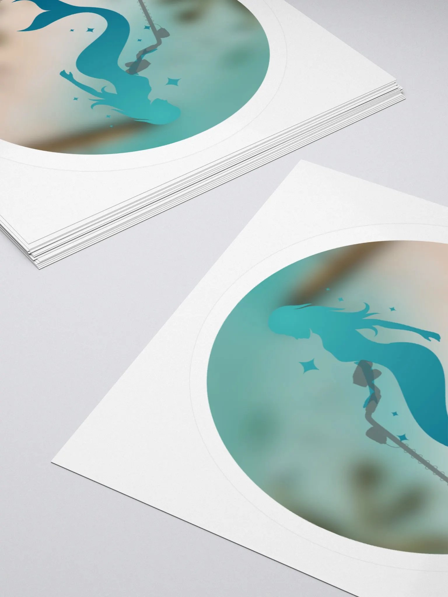 Metal Detecting Mermaid Logo Sticker product image (4)