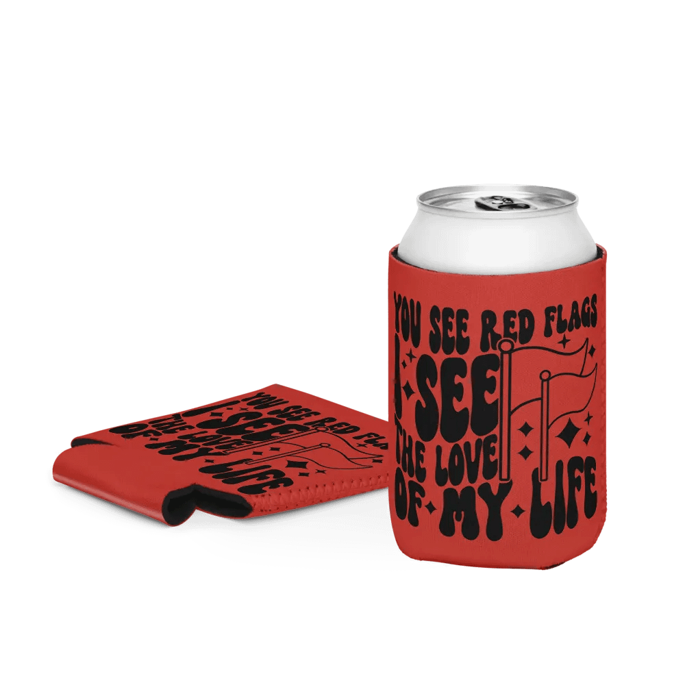 LOML (Red Flags) Koozie product image (3)