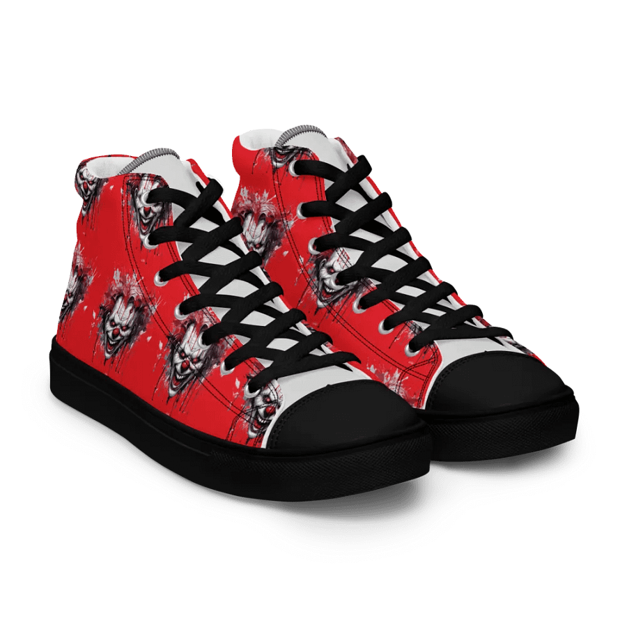 Sinister Clown Red Men's High Top Shoes product image (12)