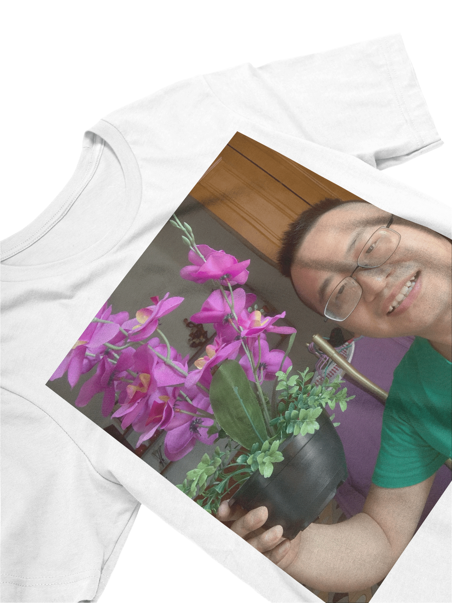 Bella+Canvas Supersoft T-Shirt: nice flower product image (23)