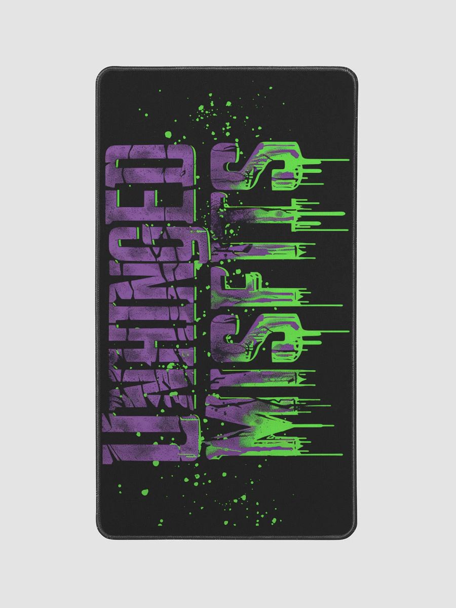 Unhinged Misfits Logo Desk Mat – 12"x22" product image (1)