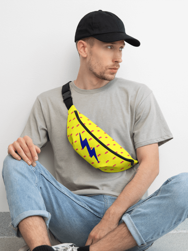 Yellow Lightning Bolt - Hip Pack product image (2)