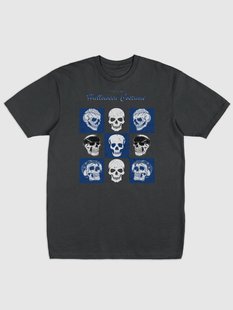 Skull Grid Halloween Tee product image (1)