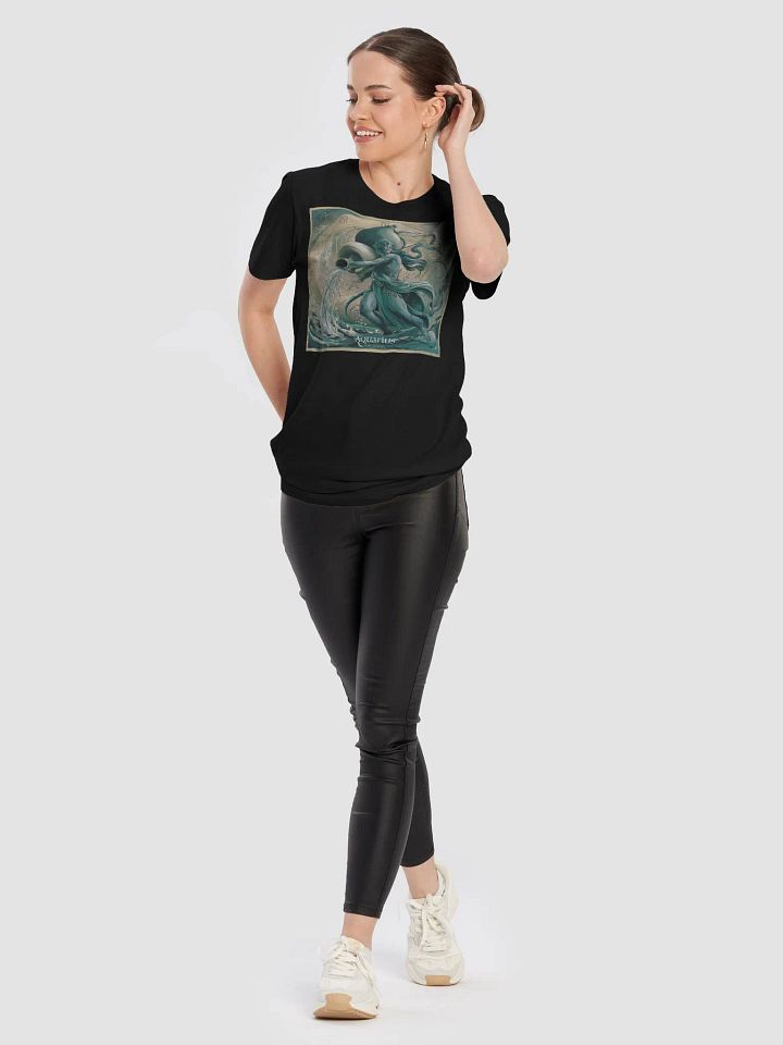 Unisex Aquarius Zodiac Supersoft T-Shirt with Mystical Design product image (1)