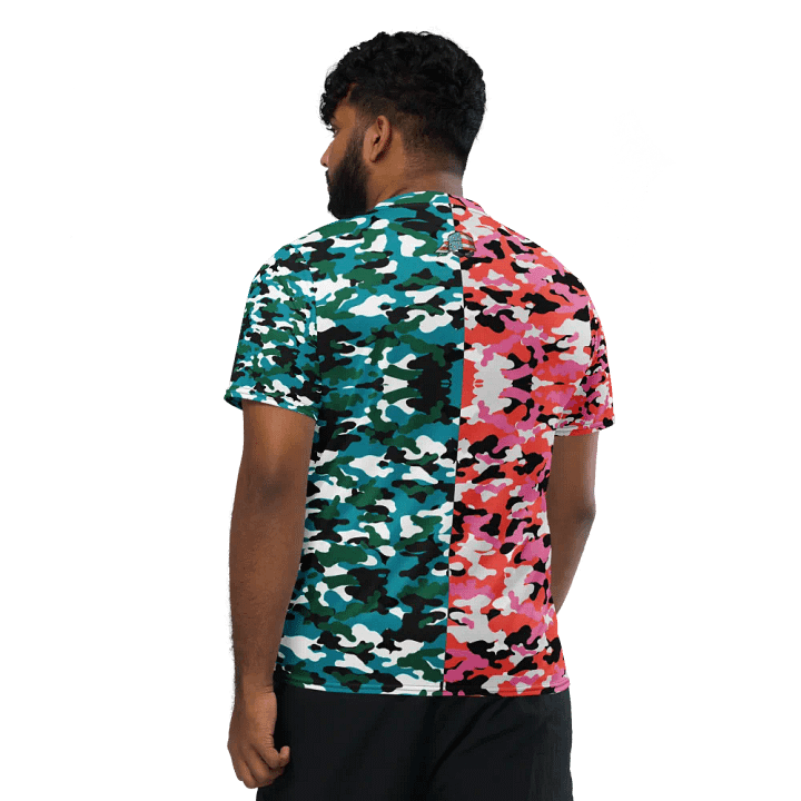 Logo Half and Half camo shirt (Blue/Pink) product image (2)
