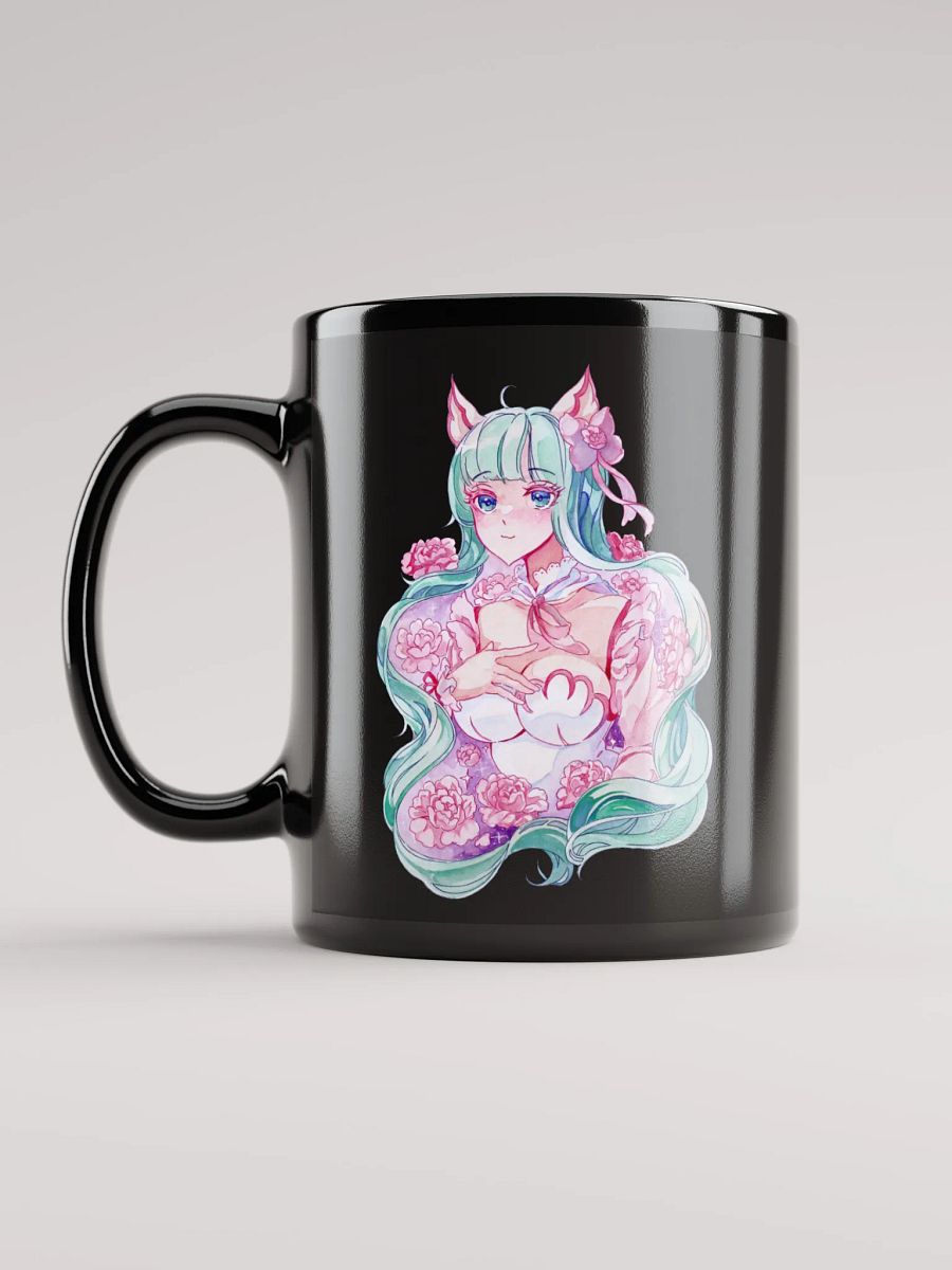Peonies, My Love! Black Glossy Mug product image (11)