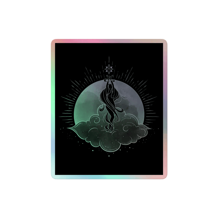 𝖆𝖗𝖎𝖆 holographic sticker product image (2)