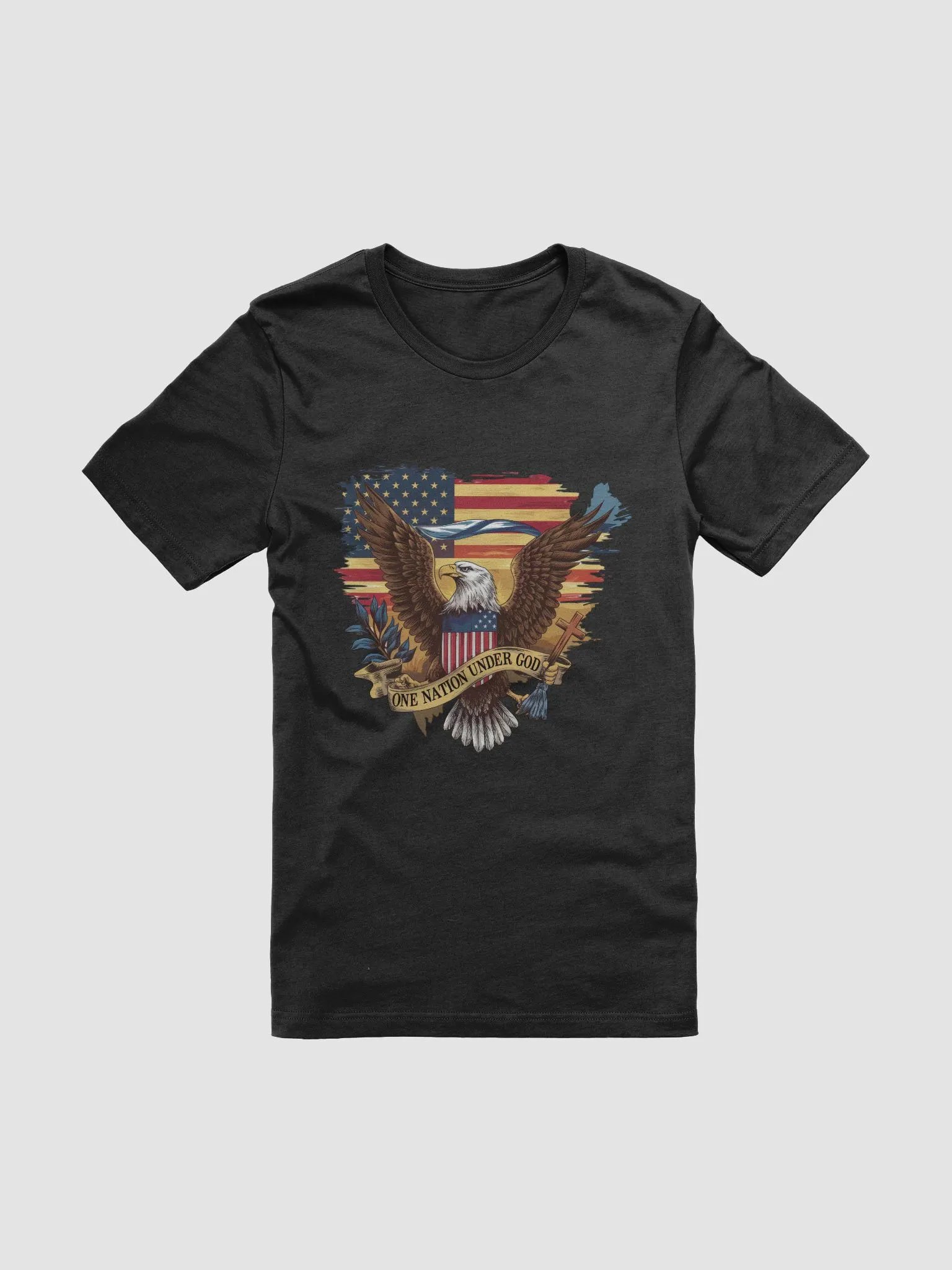 One Nation Under God USA T-Shirt product image (1)