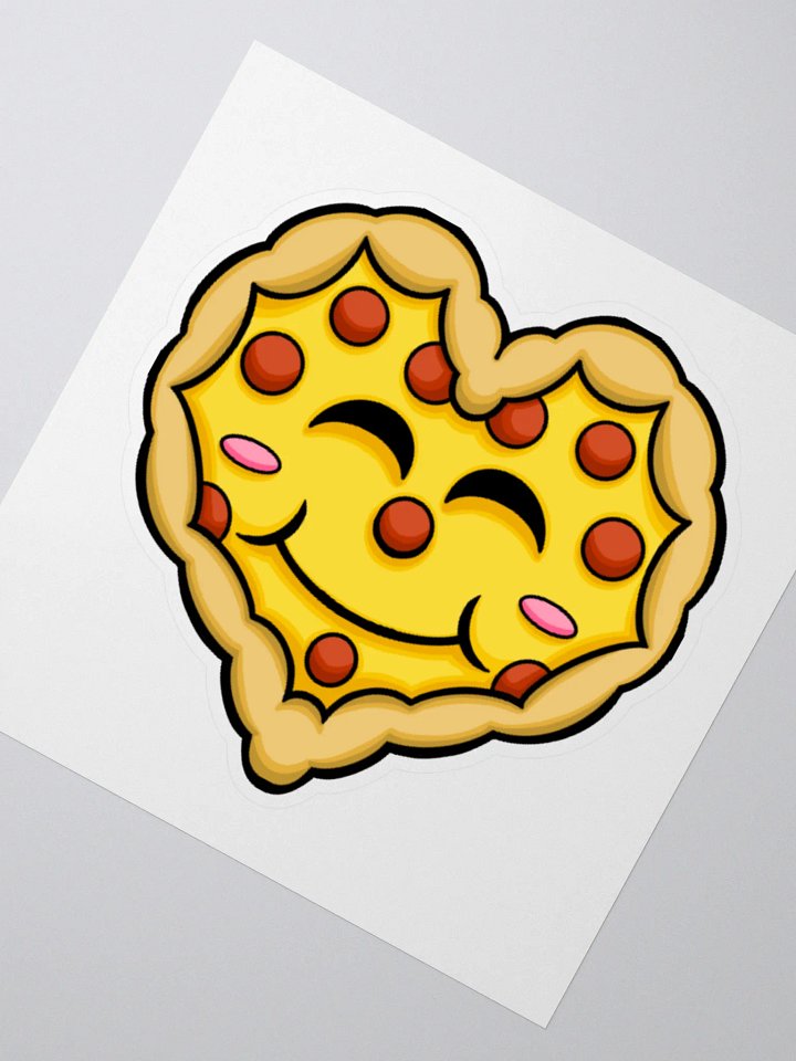 PIZZA HEART STICKER product image (4)