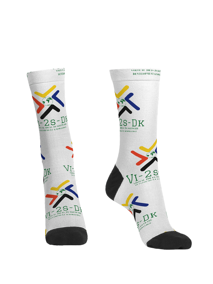 Vi-2s-Dk Symmetric Splendor Crew Socks product image (2)