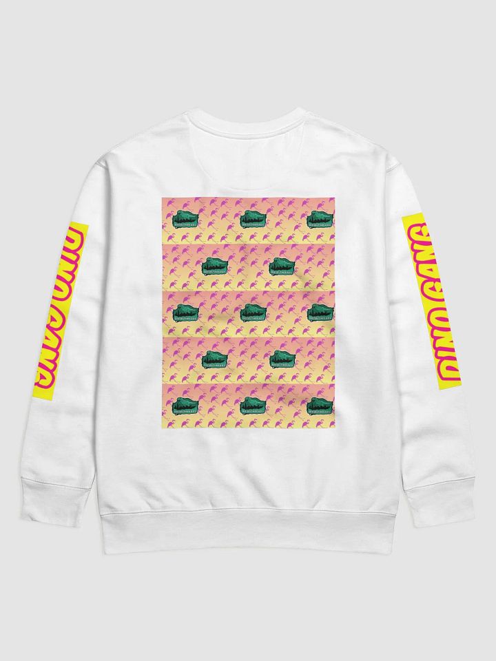 Strawberry Light/Dino Gang DieselThreads Crewneck WHT product image (2)