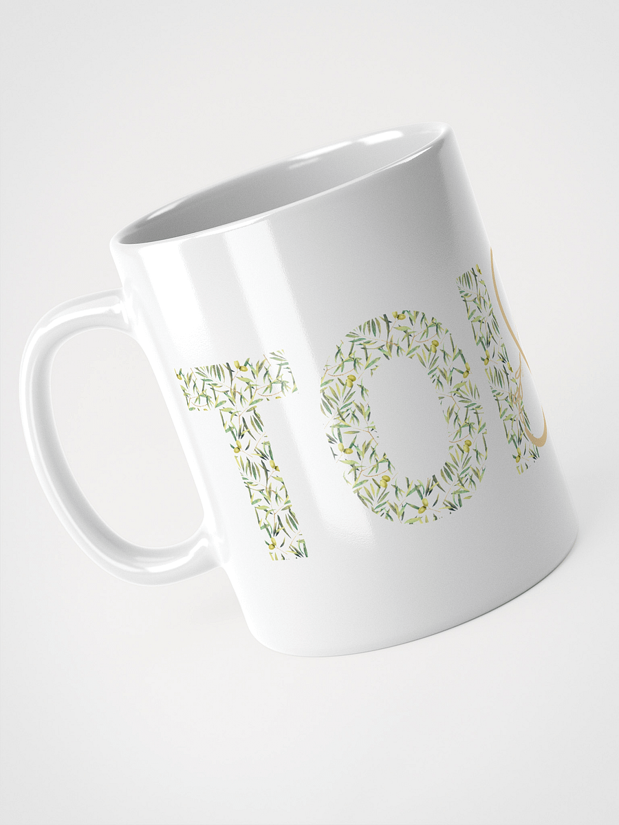 Mug Blanc Toi et Moi - Décor feuillage Olivier de Provence - Cadeau Couple product image (3)