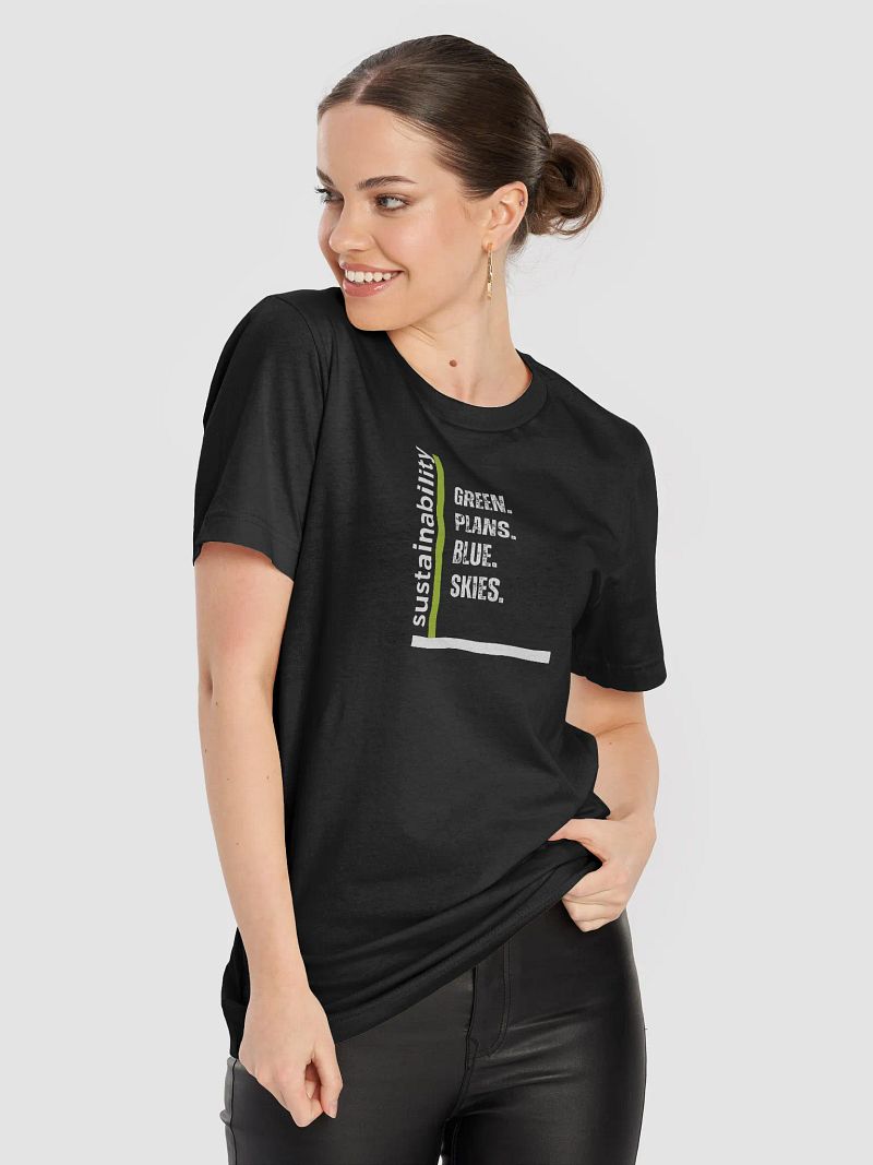 Green Plans, Blue Skies Tshirt Design