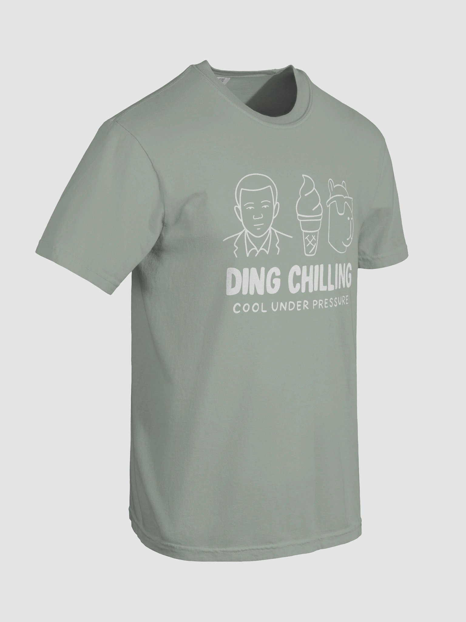 Ding Chilling 2a – Cool Under Pressure | Funny Chess Meme Design | T-Shirt White on Dark product image (8)