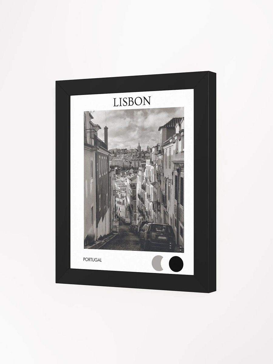 Streets of Lisbon I - Black & White - Framed product image (3)