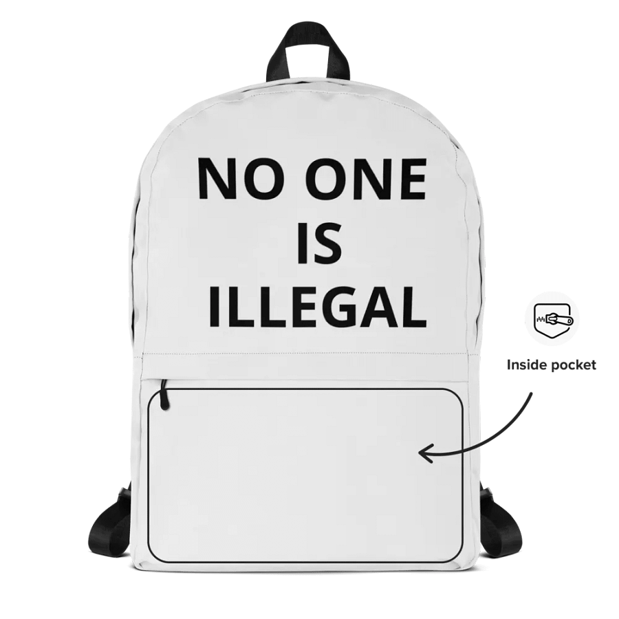 Pris - No One Is Illegal- back pack product image (12)