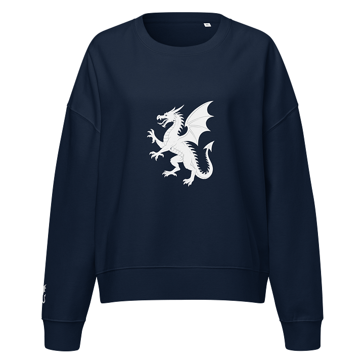 ⚪ 100% Organic Cotton - White Dragon – Lightbringer’s Oath Sweater product image (13)