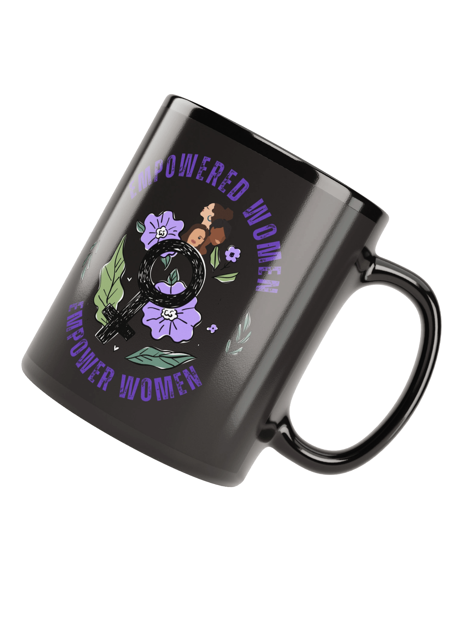Empowered Women Black Mug product image (7)