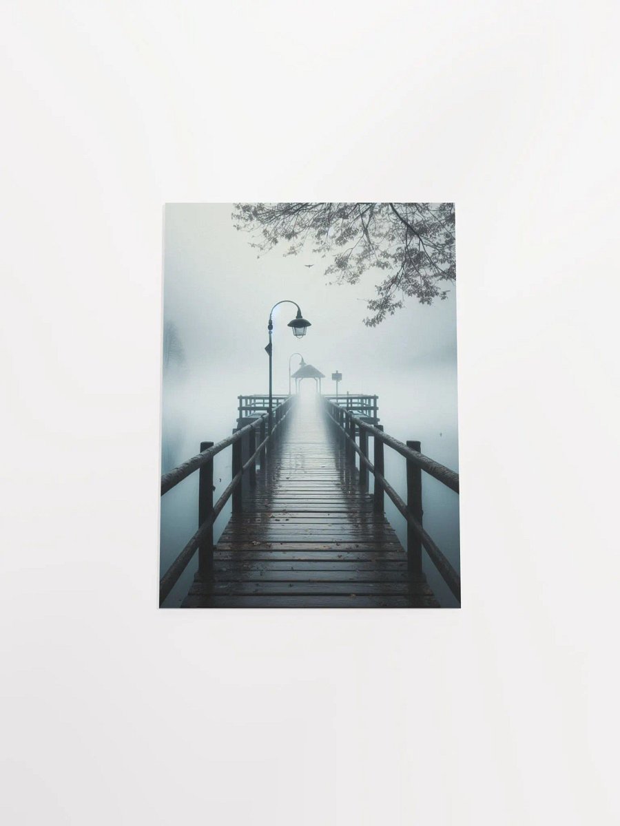 Misty Pier Tranquility Poster product image (17)
