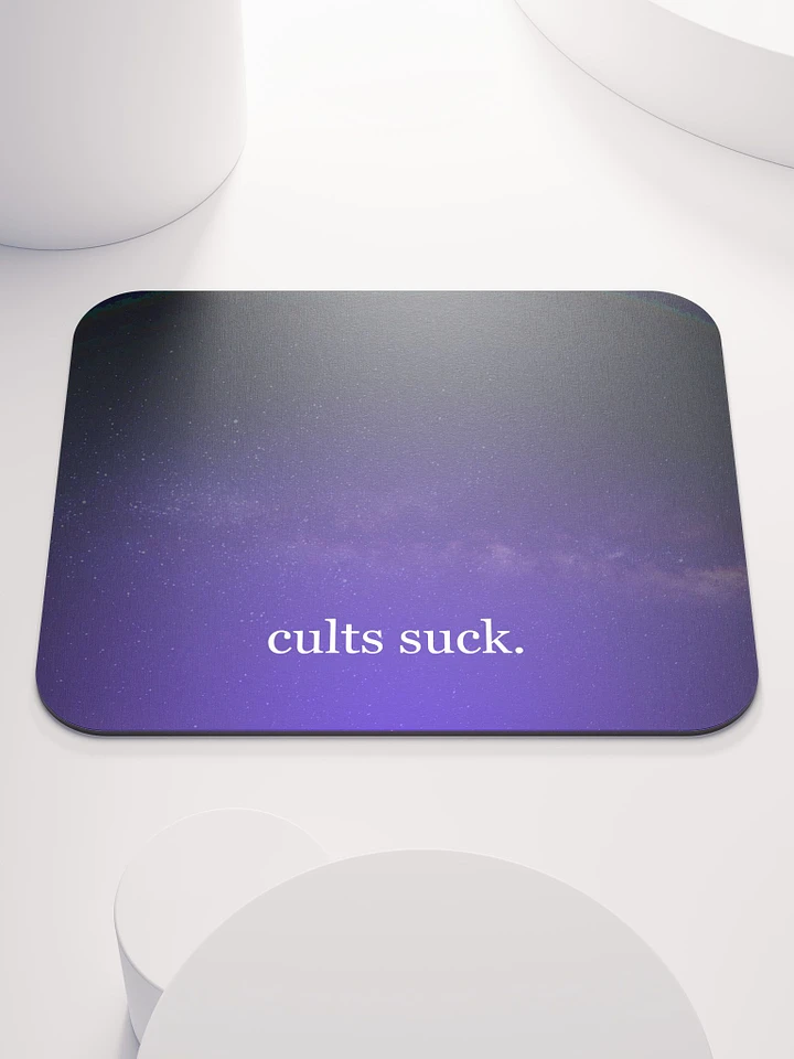 Cults Suck Mousepad product image (1)