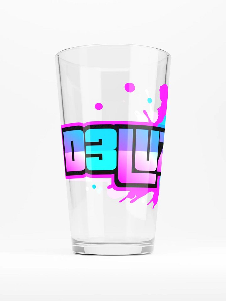 DJ D3LUZIONAL PINT GLASS product image (2)