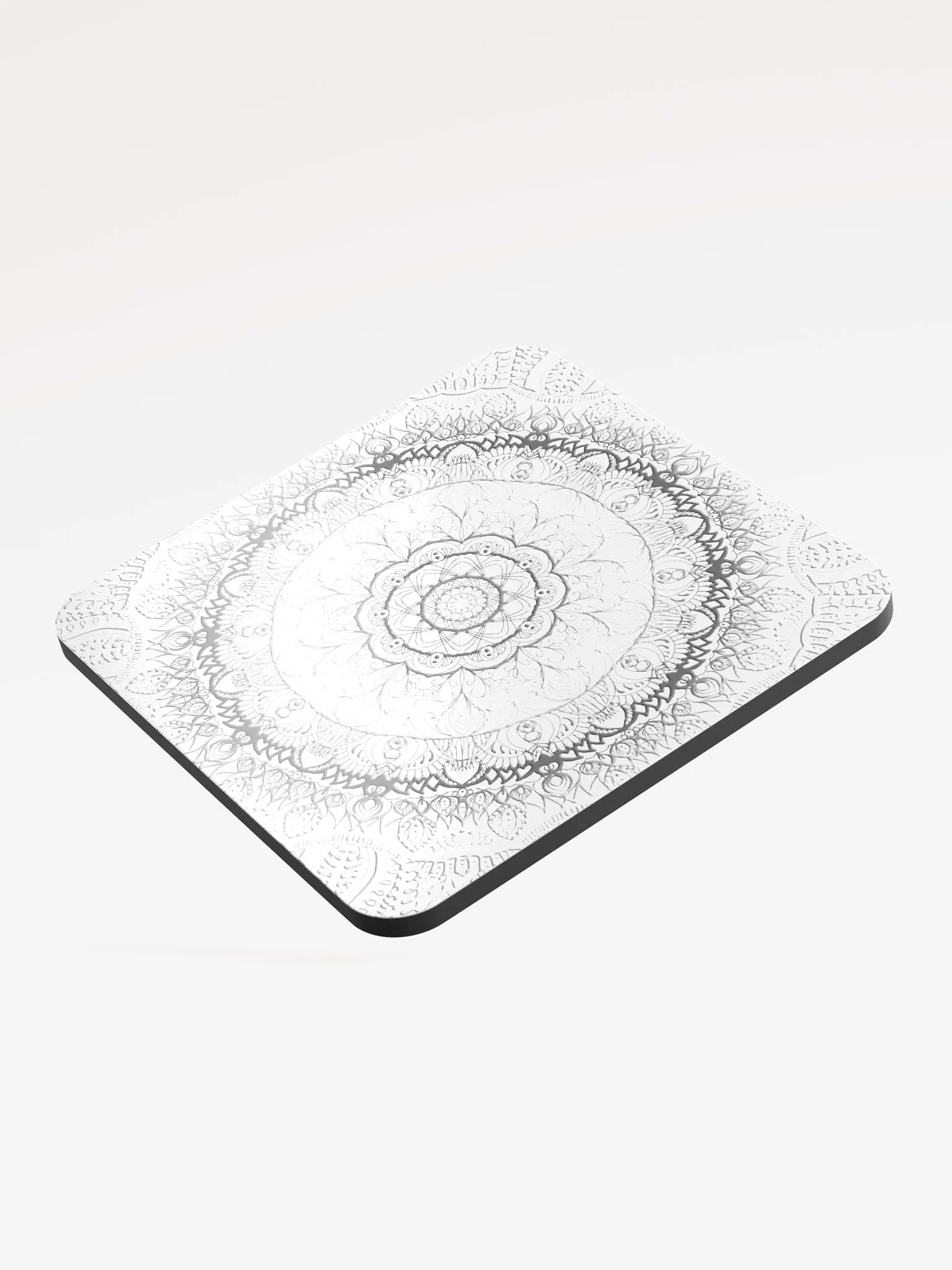 Kaleidoscope Monochrome Coaster Set product image (3)