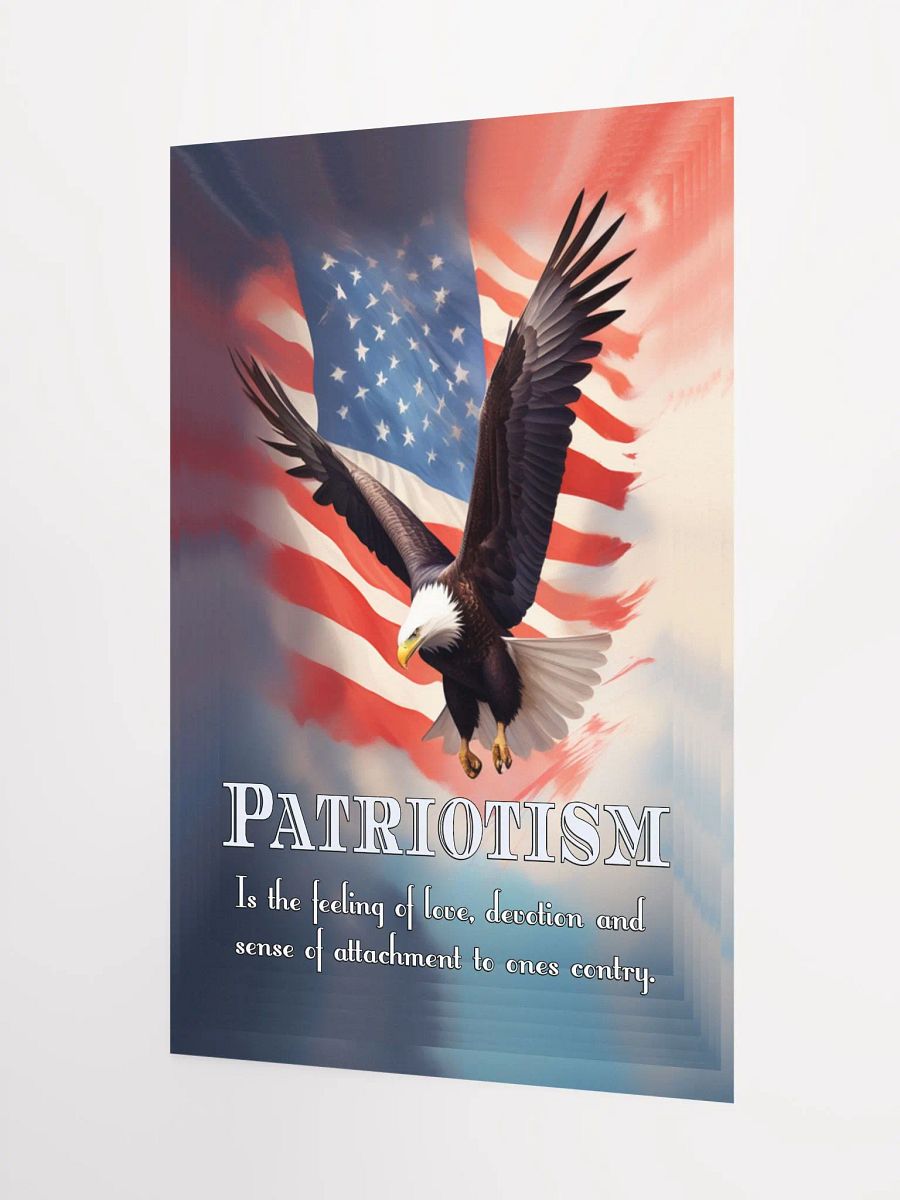 Patriotism Poster/Enhanced Matte Paper Poster (in) by Allcolor Digital printed by PRINTFUL product image (3)