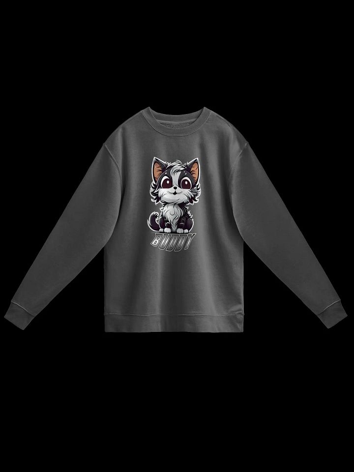 Buddy Independent Trading Co. Unisex Midweight Pigment Dyed Sweatshirt product image (2)