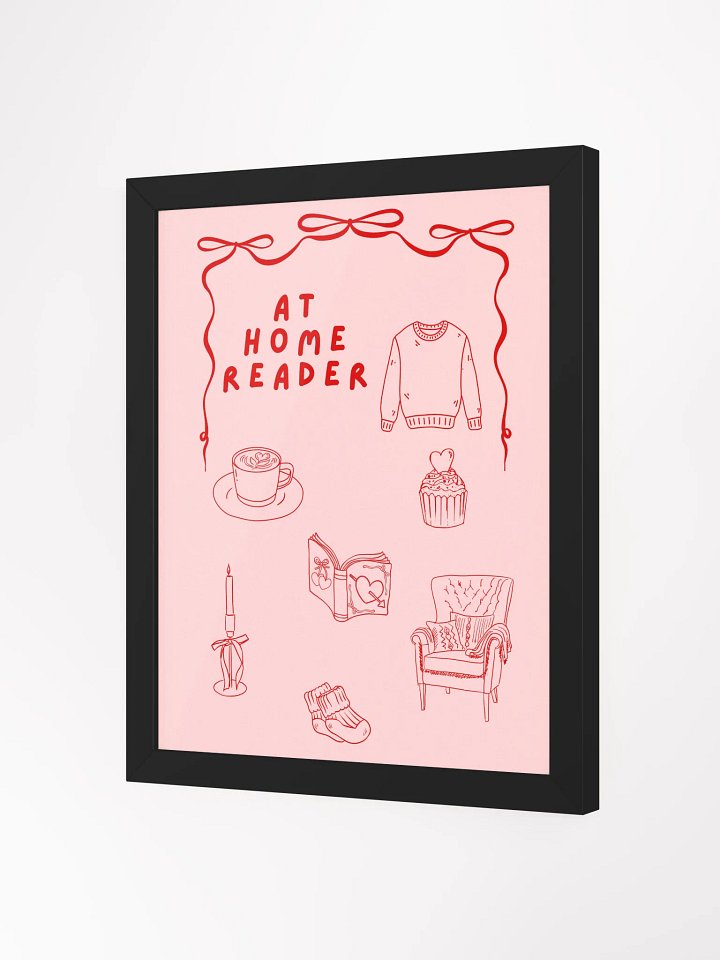 At Home Reader Framed Poster product image (2)